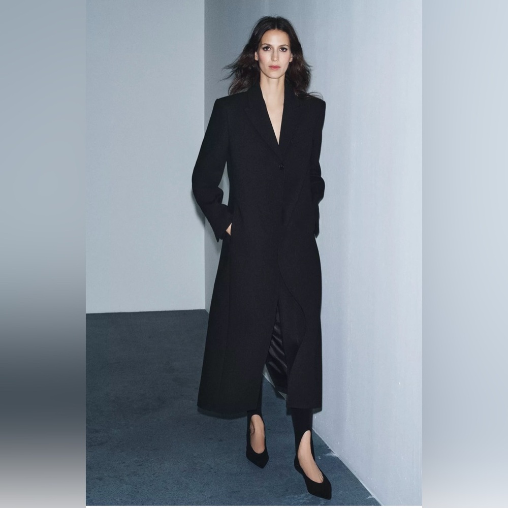 ZW Collection Tailored Buttoned Coat